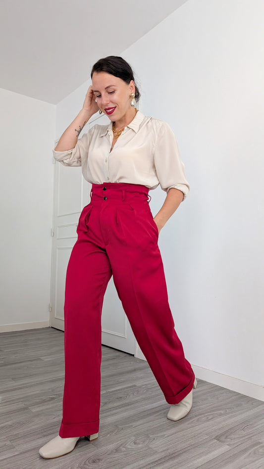 Pantalon taille haute T36