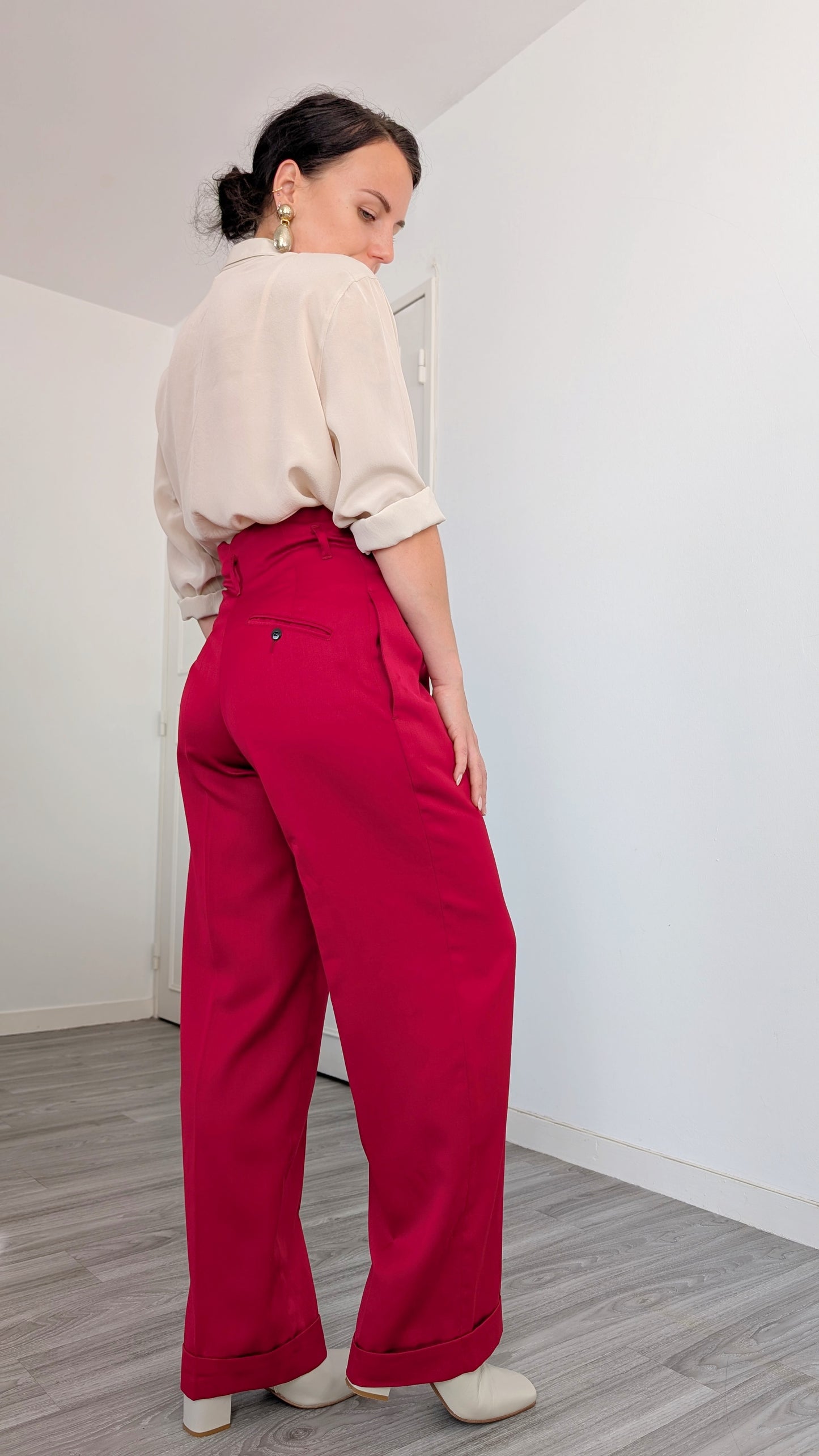 Pantalon taille haute T36
