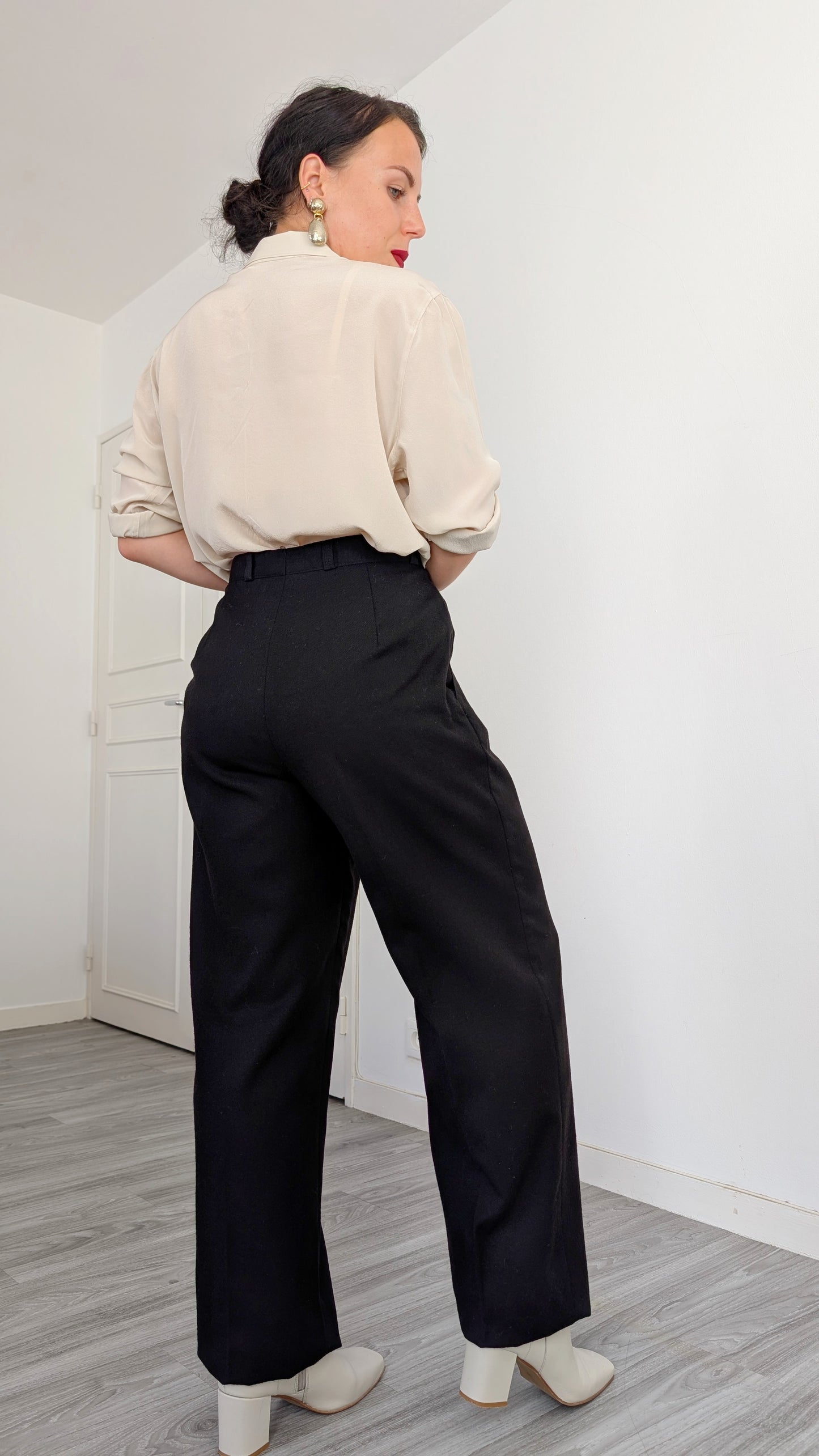 Pantalon laine douce T42