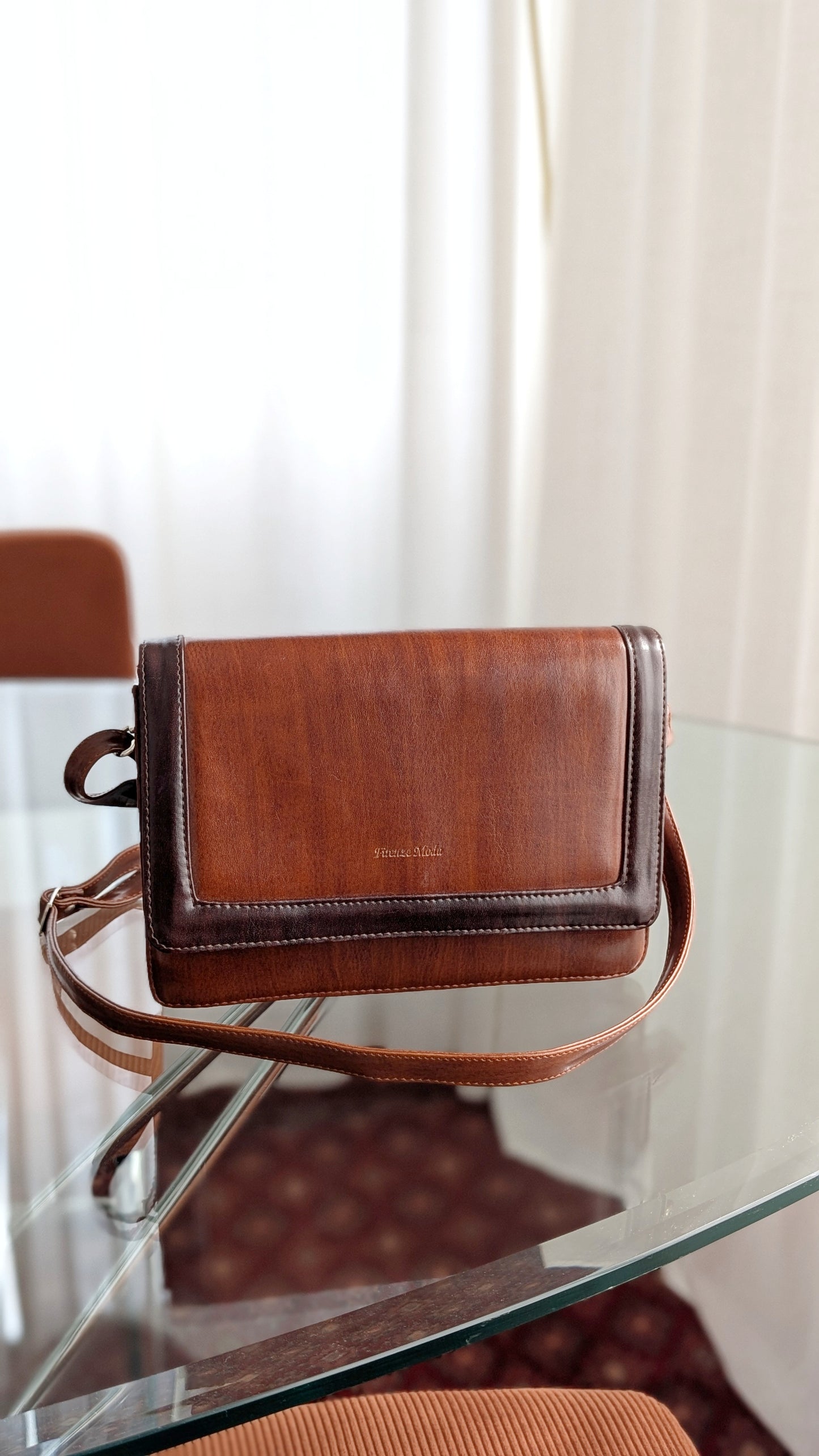 Sac cuir marron