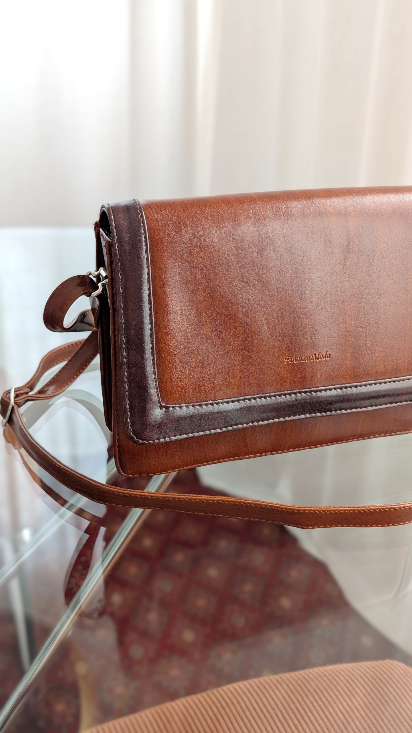 Sac cuir marron