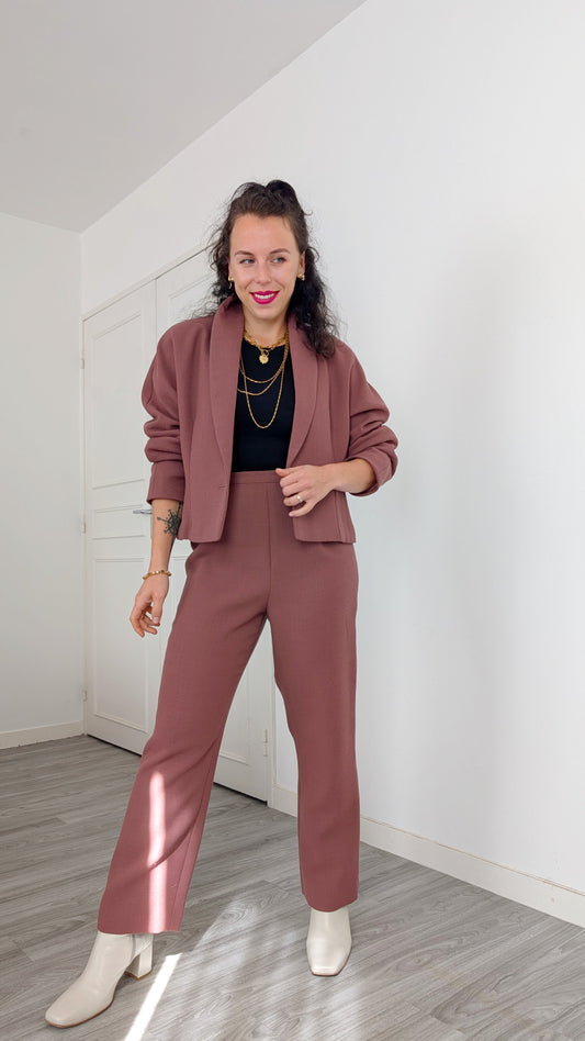 Tailleur laine douce T36