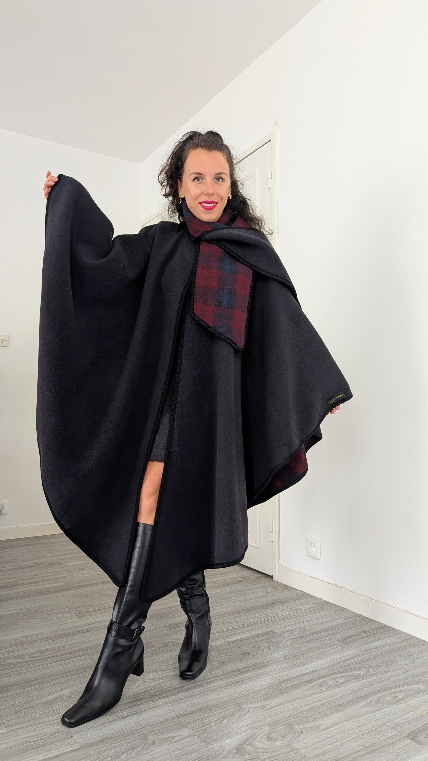 Cape laine et cachemire taille unique