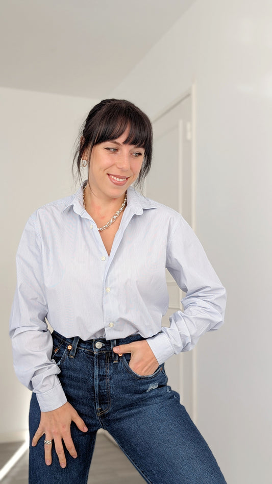 Chemise rayée coton de Fursac T38-40