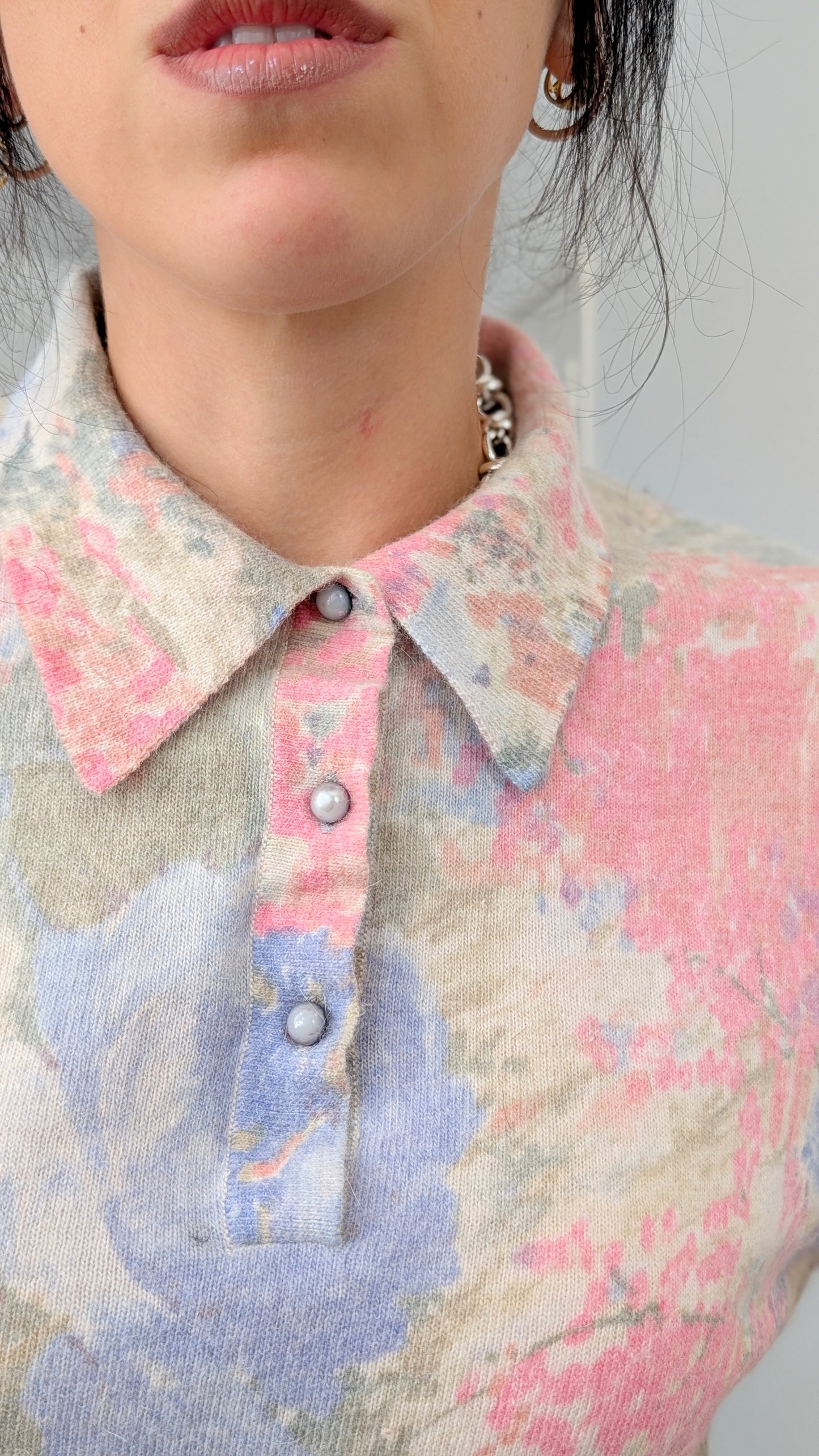 Pull polo laine et angora T40-42