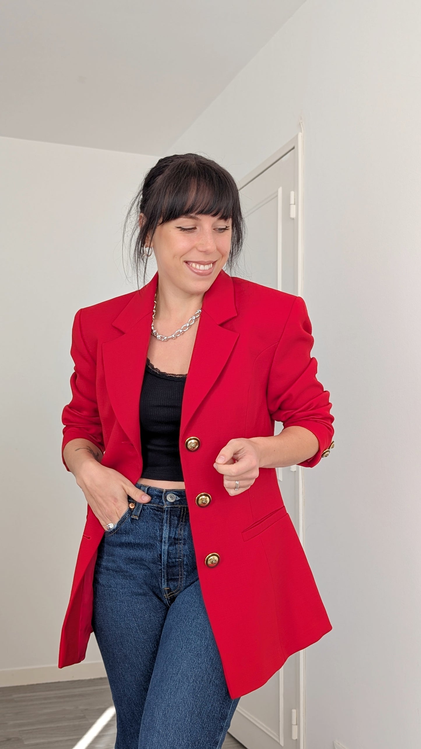Blazer laine 80s T38