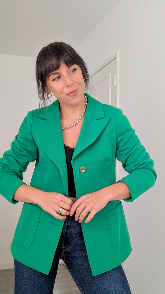 Blazer laine 70s T36