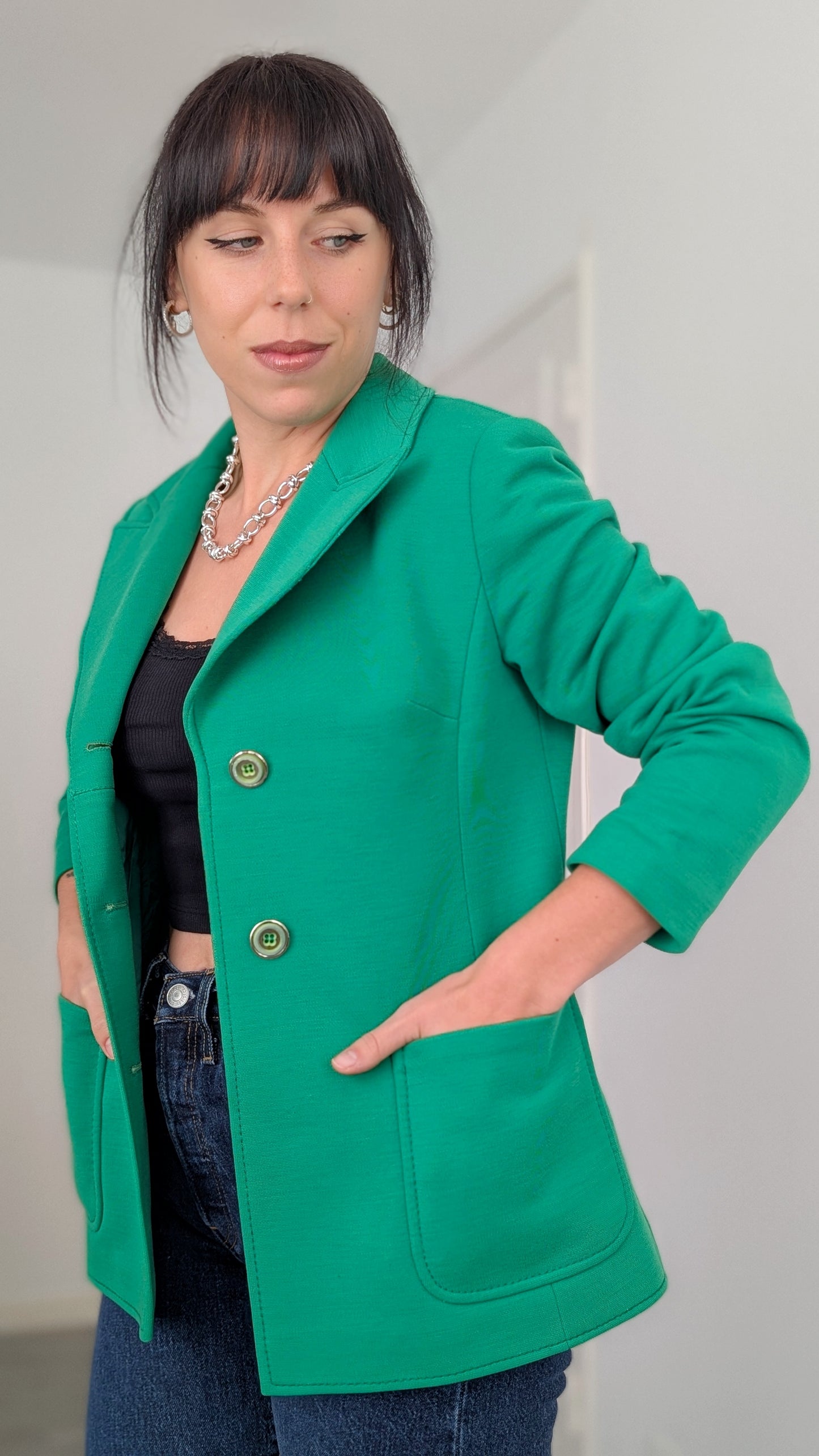 Blazer laine 70s T36