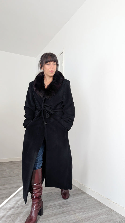 Manteau élégant laine T40