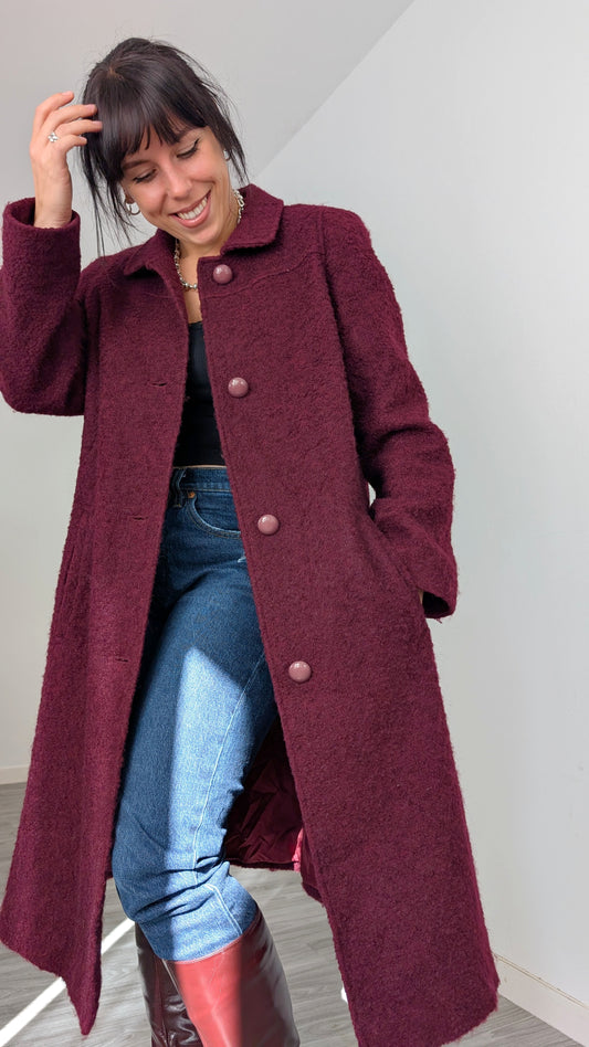 Manteau laine 70s T38