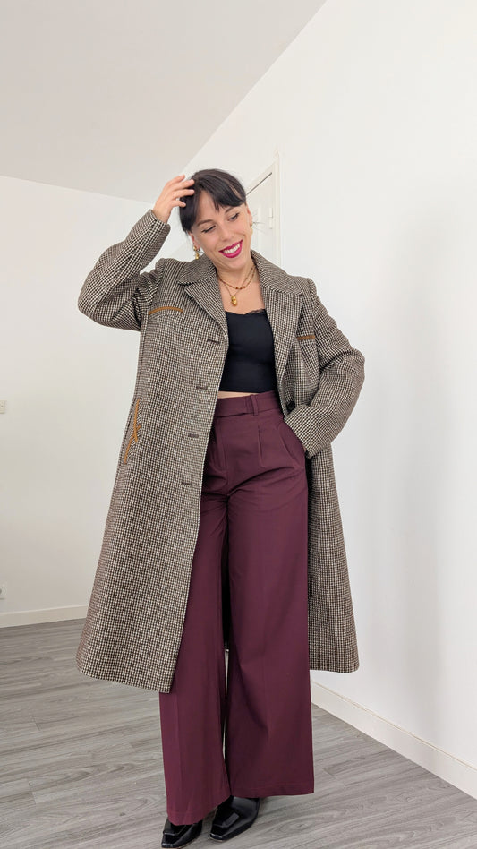 Manteau laine 70s T36-38