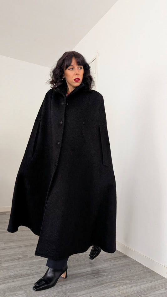 Cape 60s laine et mohair taille jusqu'à 38-40