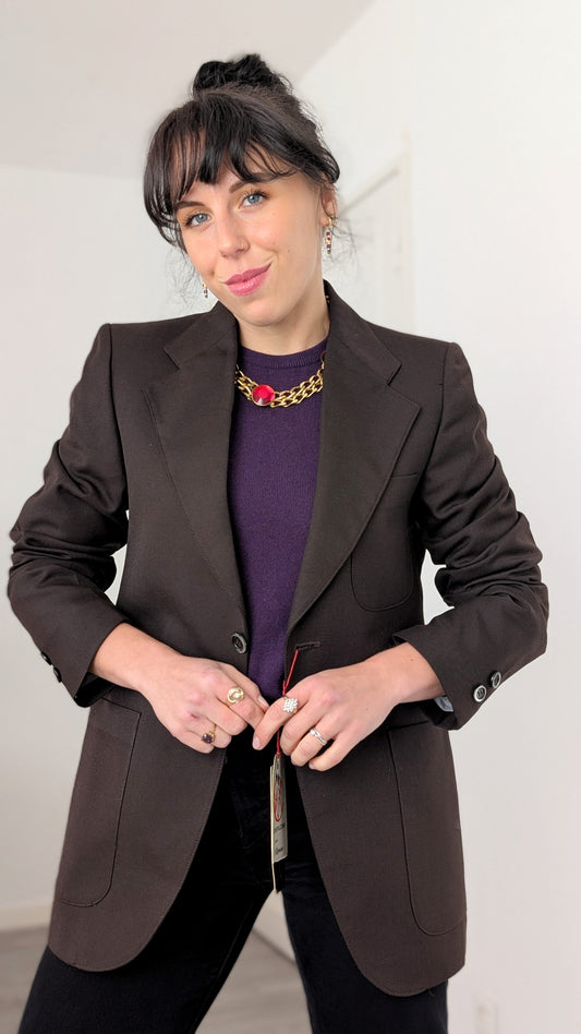 Blazer laine 70s neuf T36