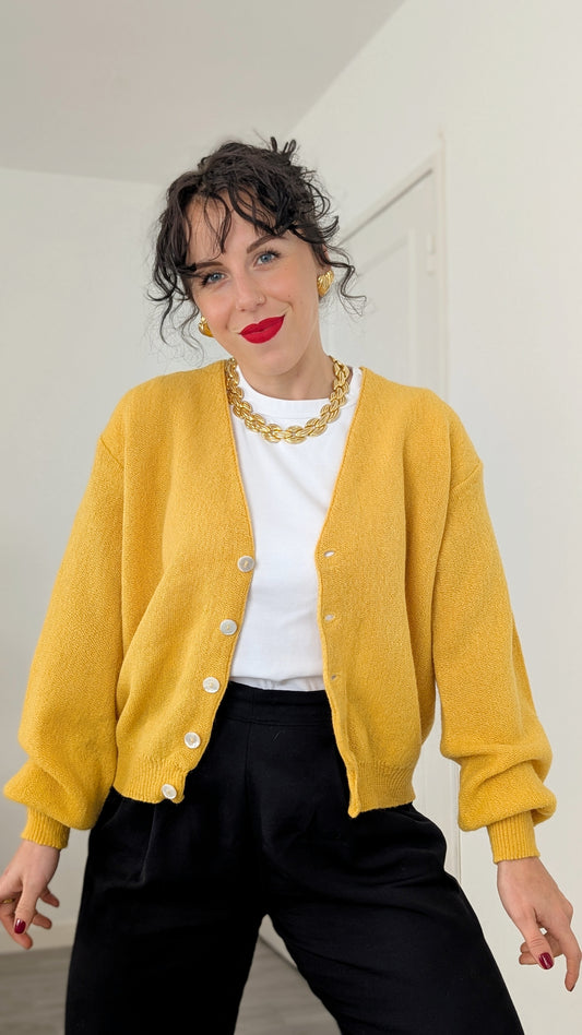 Cardigan pure laine alpaca du 34 au 42