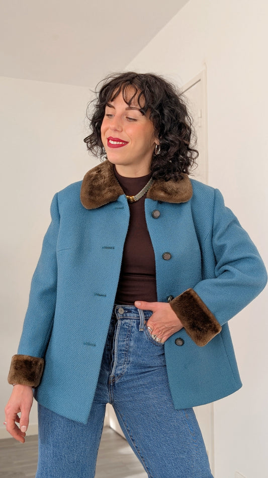 Veste/blazer 60s laine T38