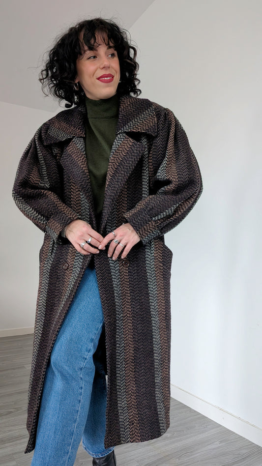 Manteau 1980 laine T38-40