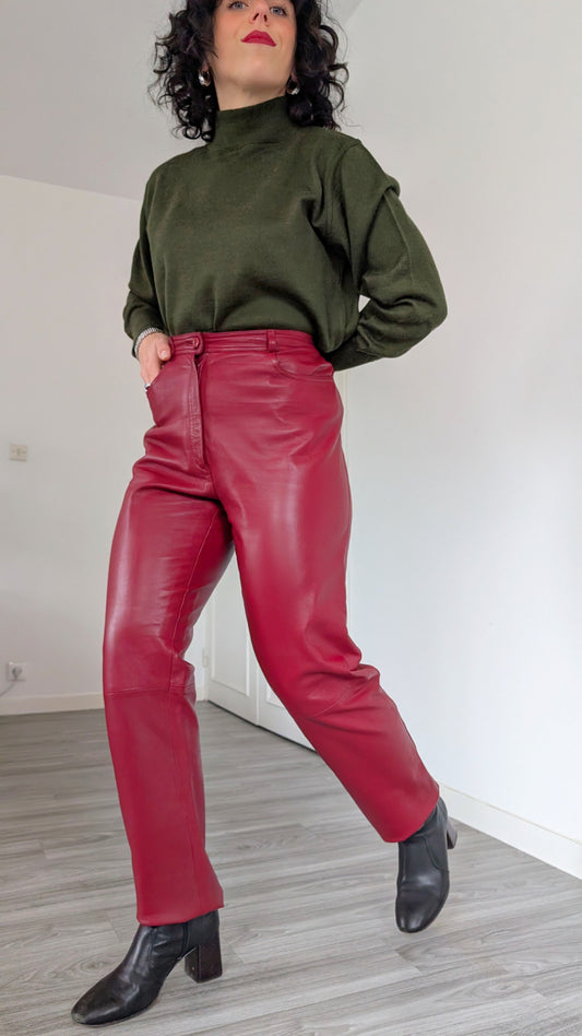 Pantalon cuir T38