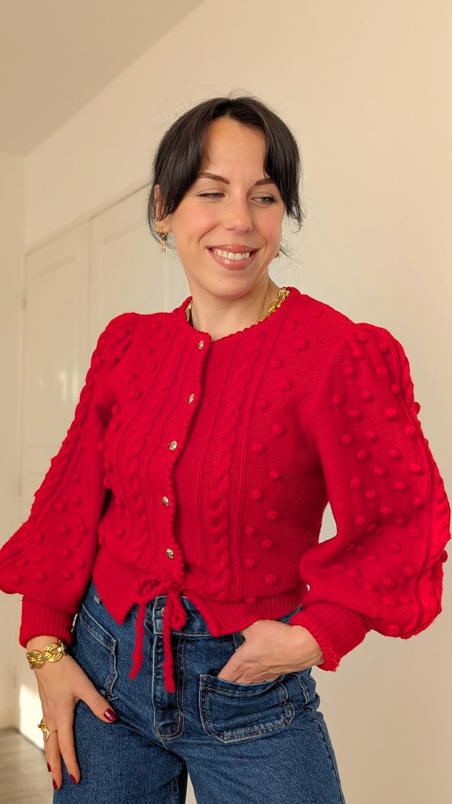 Cardigan autrichien laine T36