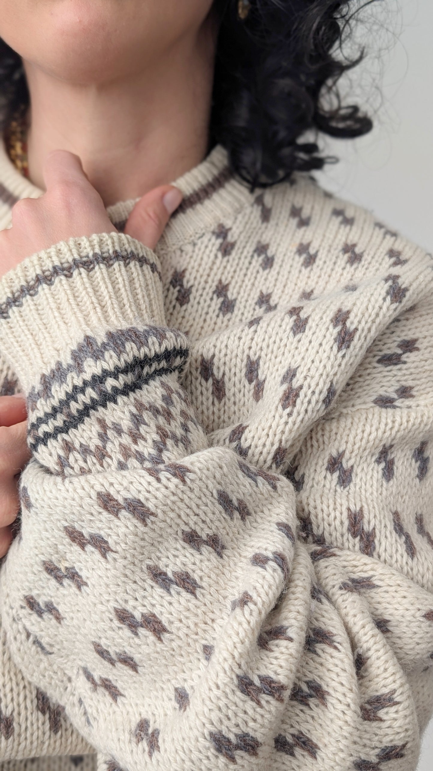 Pull d'hiver pure laine T40-42