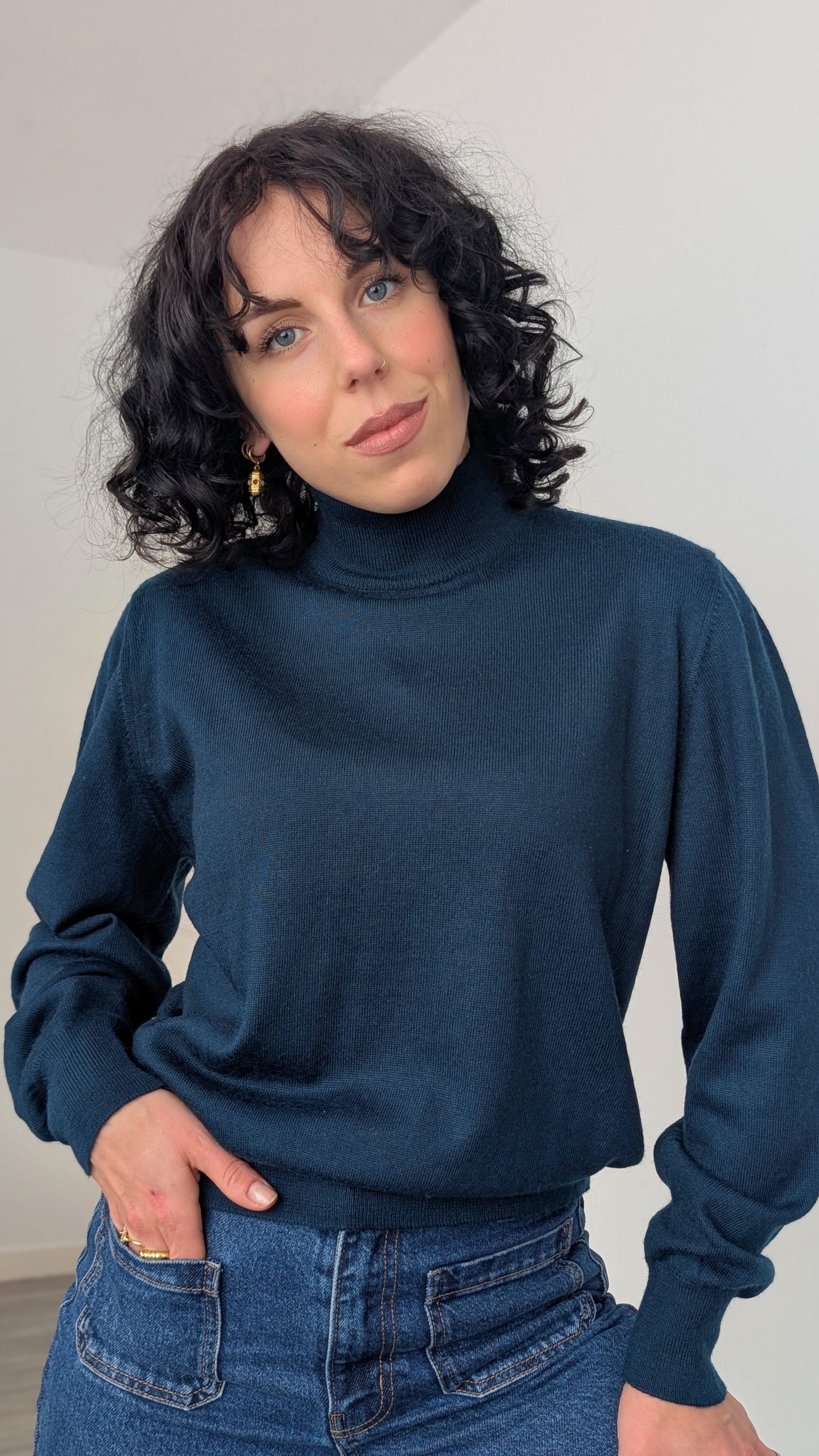 Pull col montant laine douce T38-40