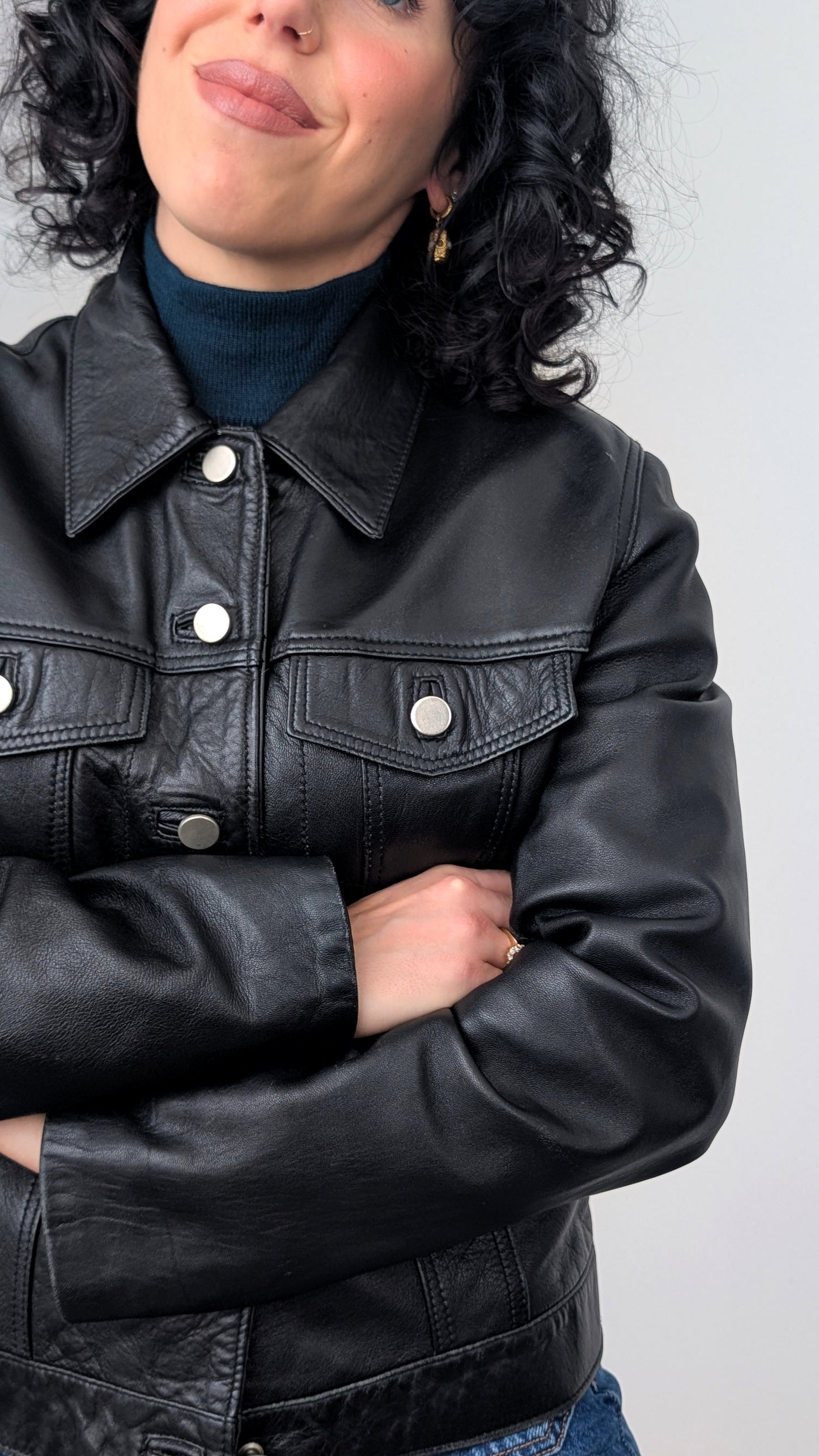 Veste/bombers cuir T38-40