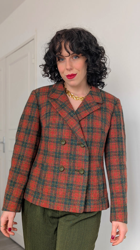 Manteau/veste laine 60s T38