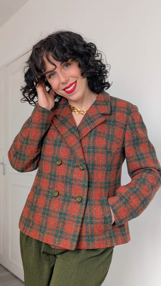 Manteau/veste laine 60s T38