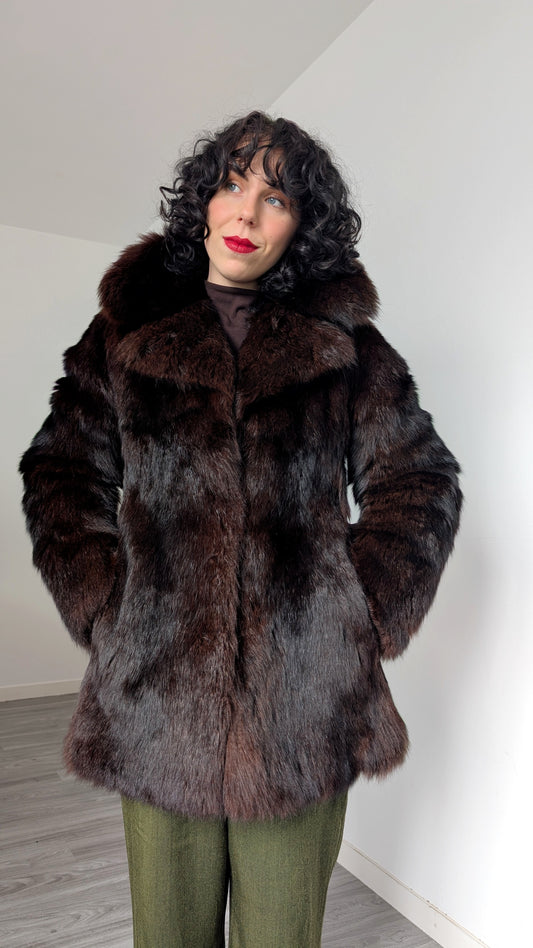 Manteau fourrure 70s T36