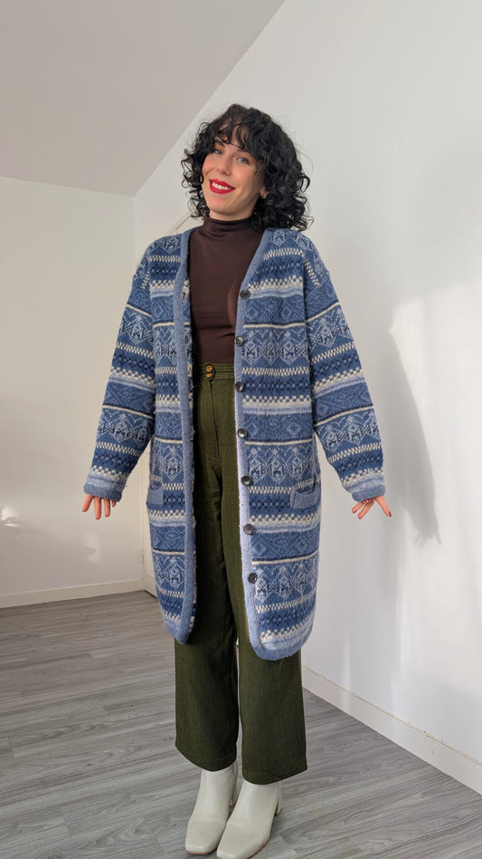 Cardigan pure laine T38-40