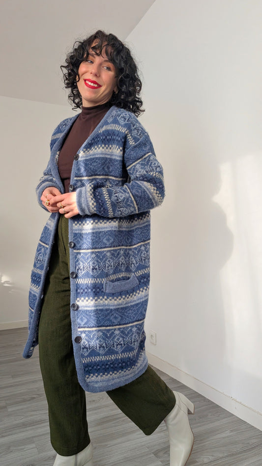 Cardigan pure laine T38-40