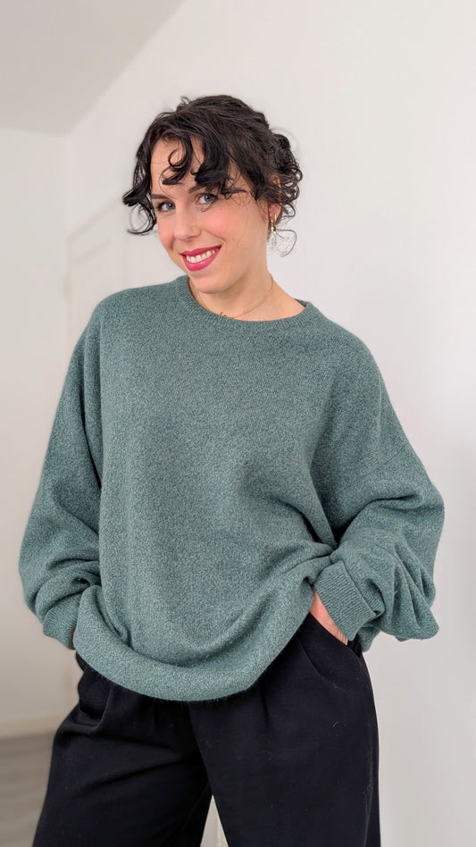 Pull laine et angora fabriqué en Ecosse du 34 au 44+