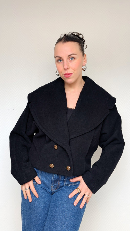 Manteau court laine T38-40