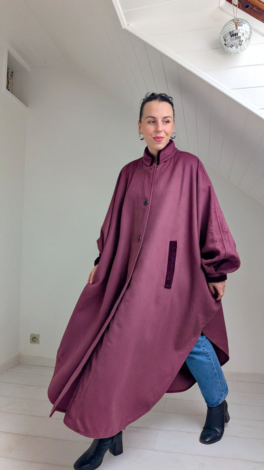 Cape laine et alpaca taille unique