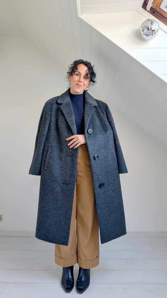 Manteau 60s laine et mohair T40-42