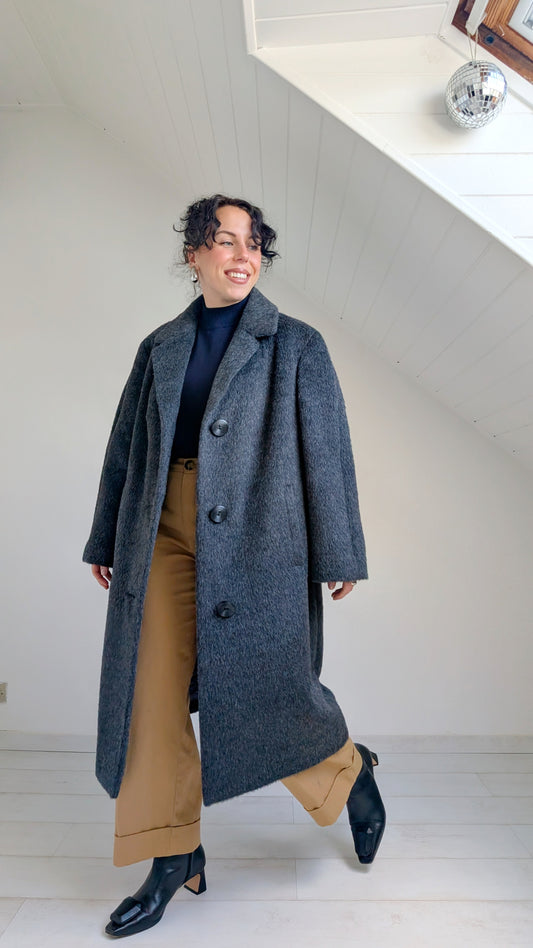 Manteau 60s laine et mohair T40-42