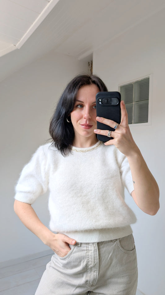 Haut en angora 80s T36