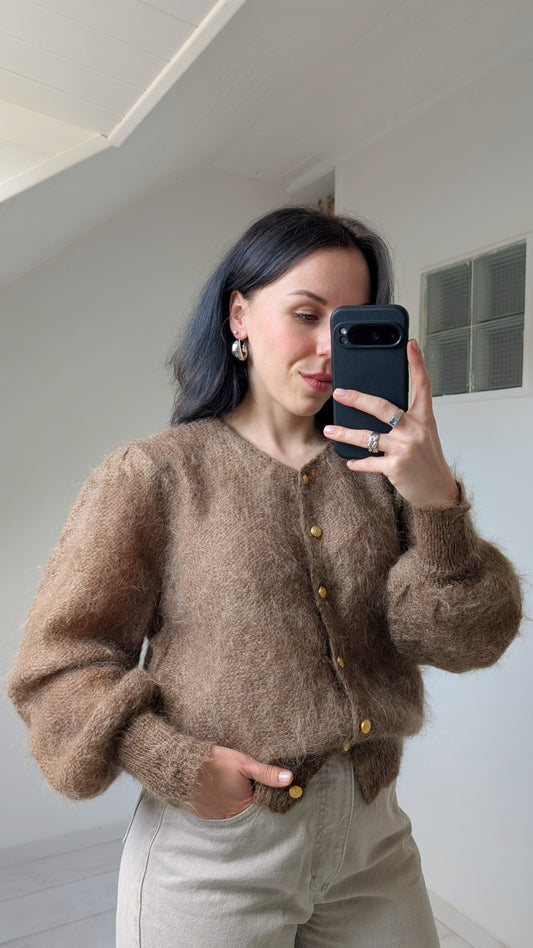 Cardigan mohair 80s du 34 au 44
