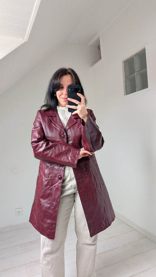 Trench cuir T 40