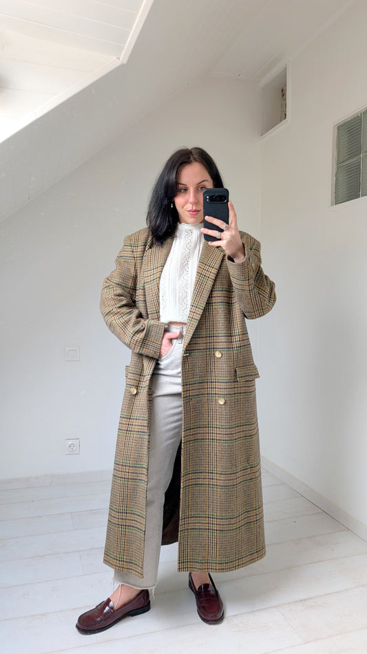 Manteau léger pure laine T40-42-44