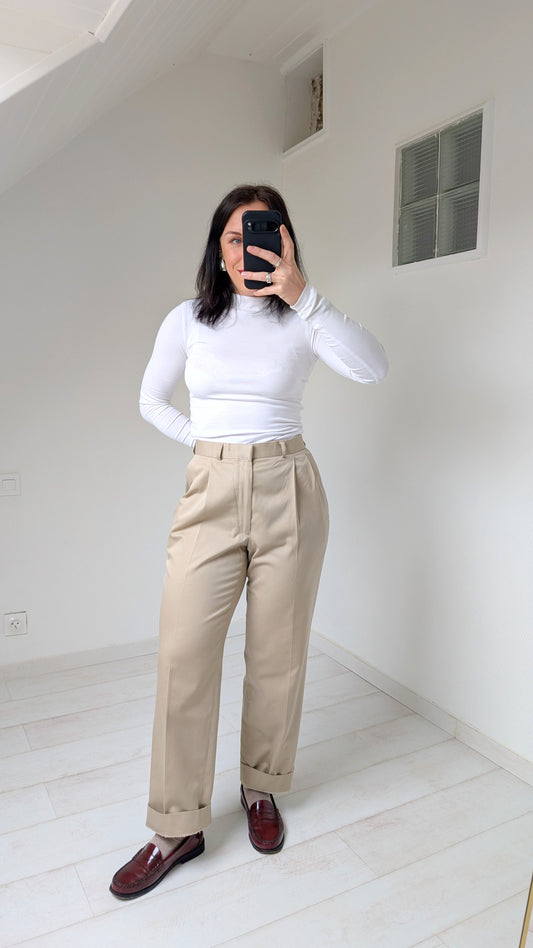 Pantalon à pinces T40