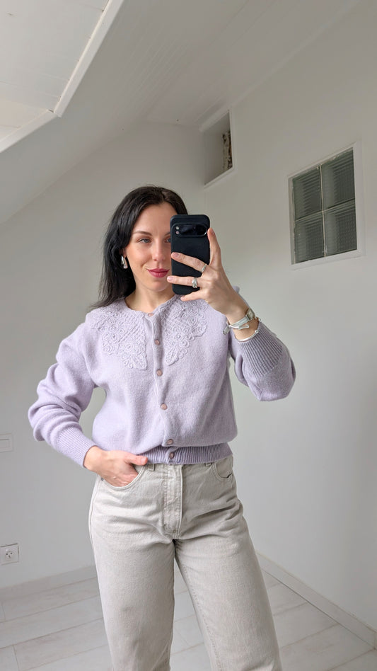 Cardigan angora 80 T38-40