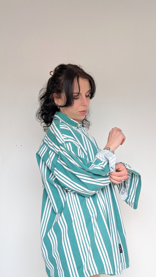 Chemise ample Gant USA coton jusqu'à un 46