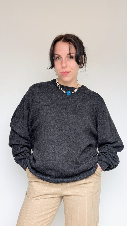 Pull oversize pure laine jusqu'à un 46