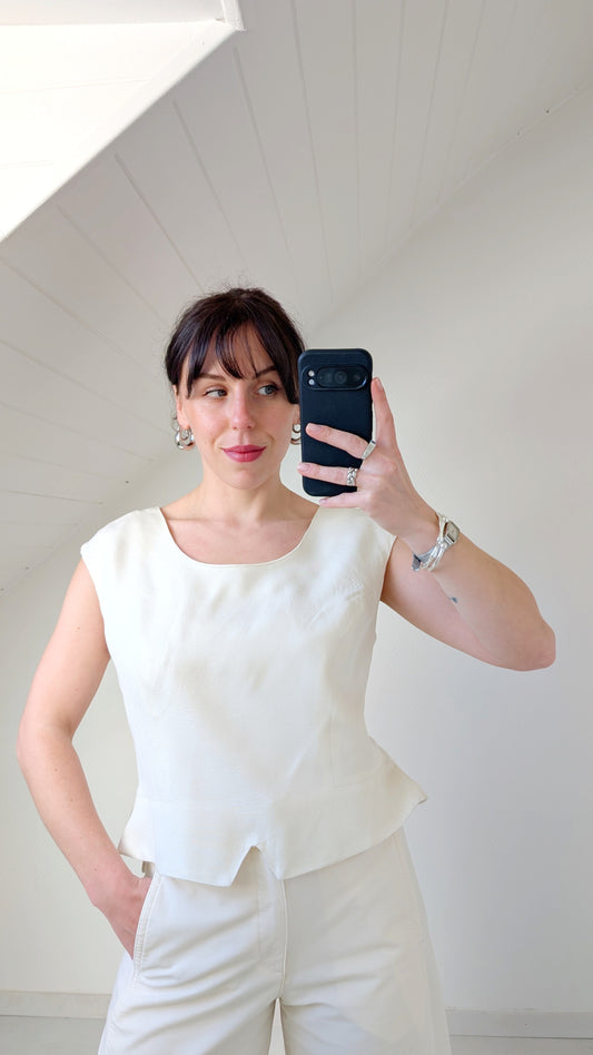 Haut soie Christian Dior T40