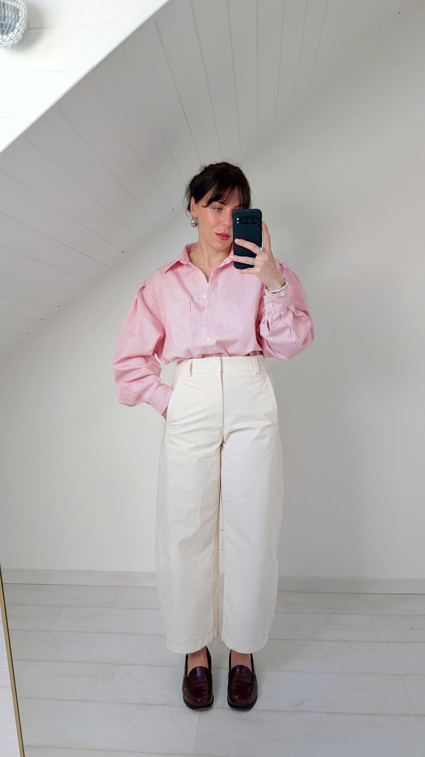 Chemise rayée coton T40-42