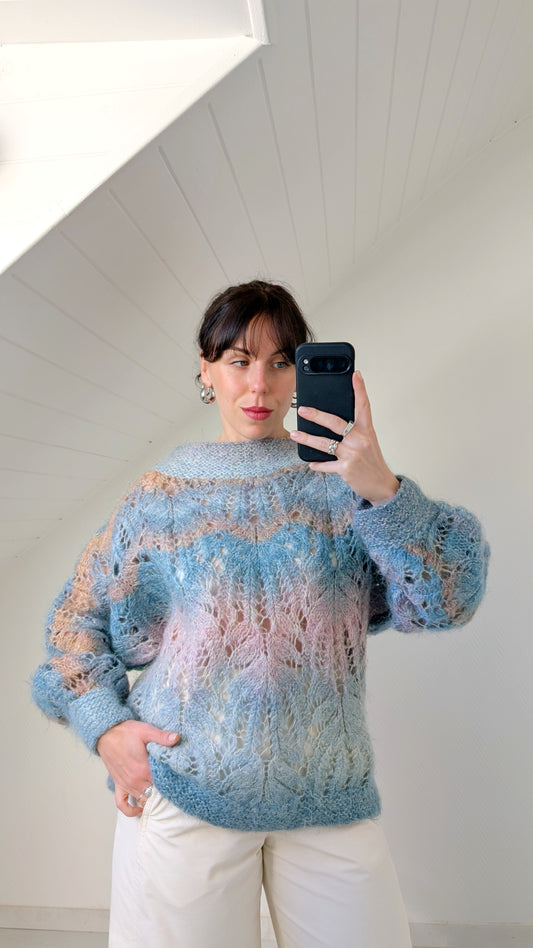 Pull mohair fait main T40-42