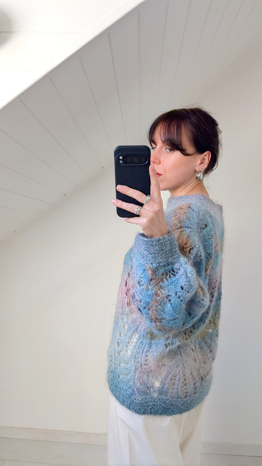 Pull mohair fait main T40-42