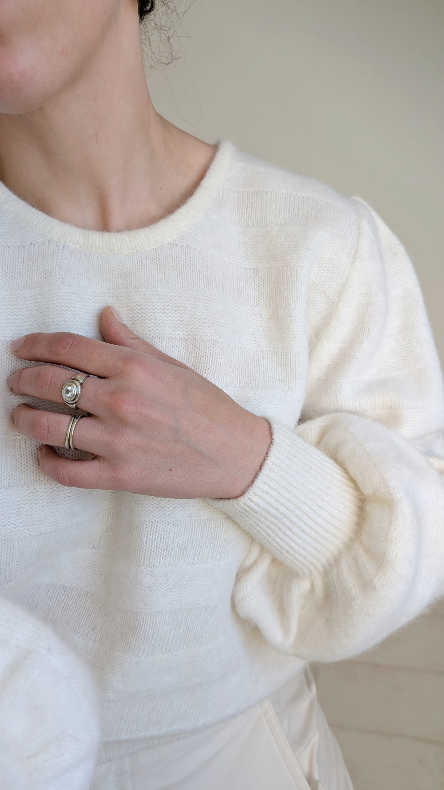 Pull laine et angora 80s du 34 au 42