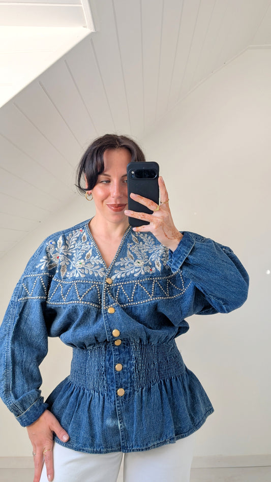 Veste en jeans 80s T40-42