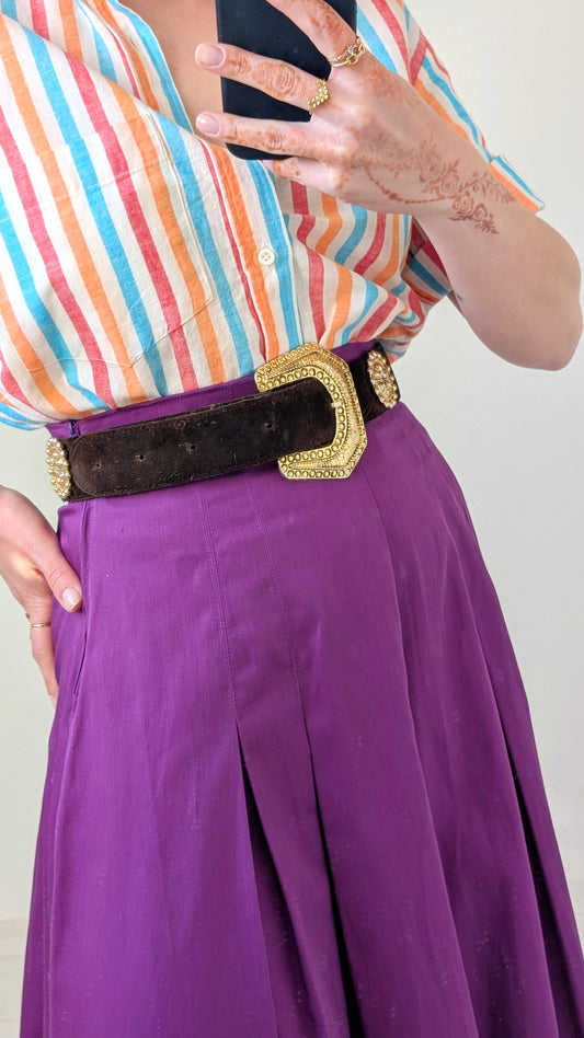 Ceinture cuir 80s du 34 au 38
